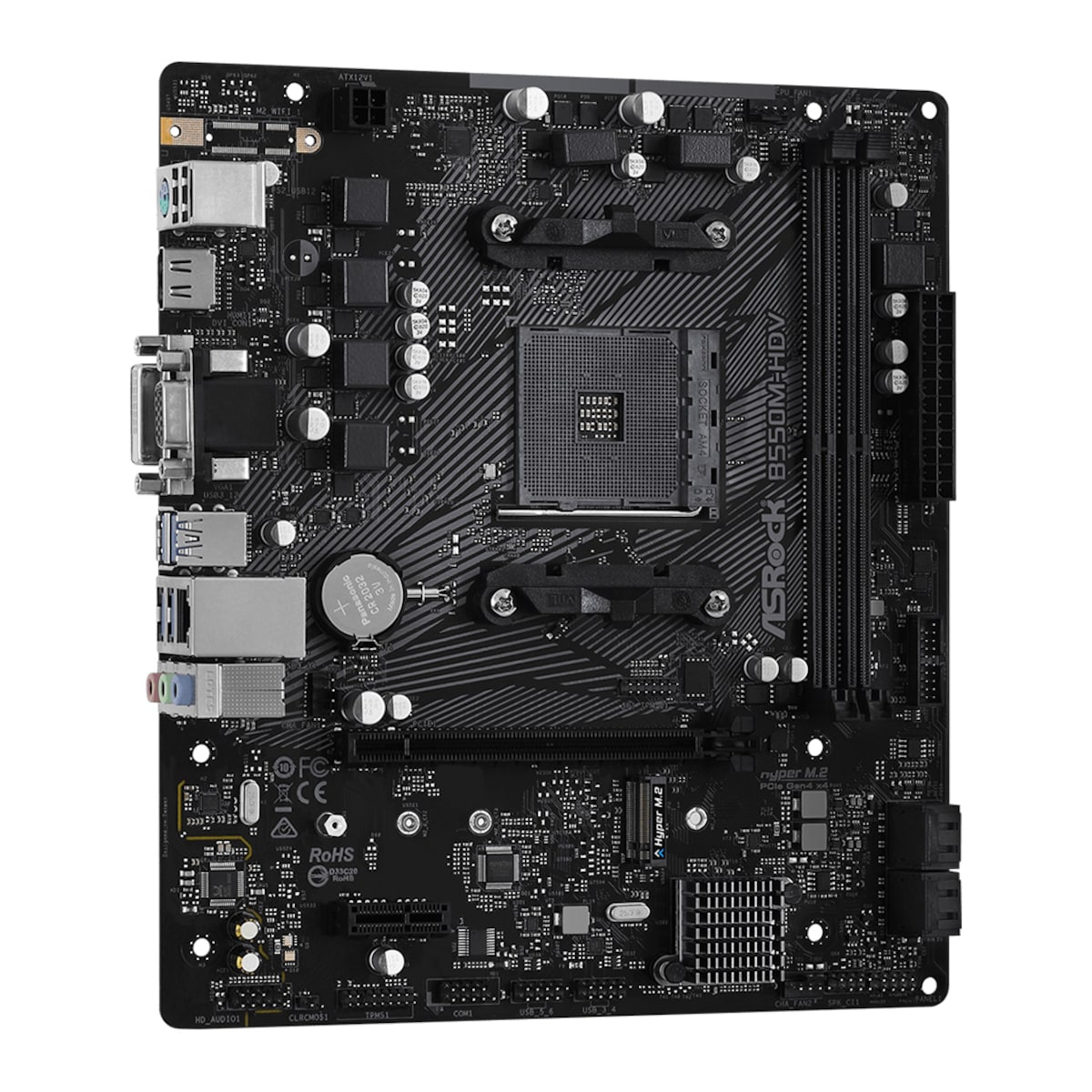 ASRock B550M-HDV moederbord Socket AM4