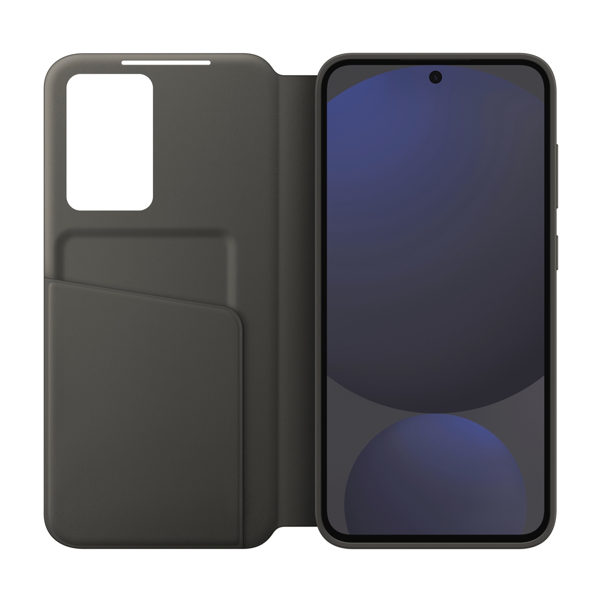 Samsung Smart View Portemonnee Hoesje voor Galaxy S24 FE, zwart