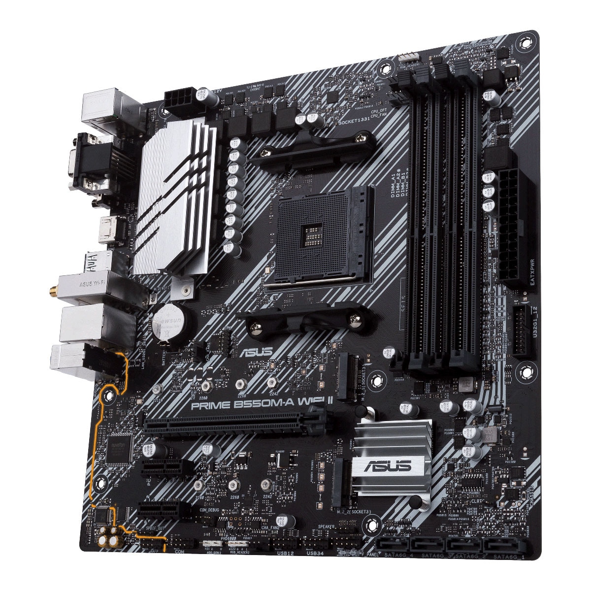 ASUS Prime B550M-A WIFI II moederbord Socket AM4
