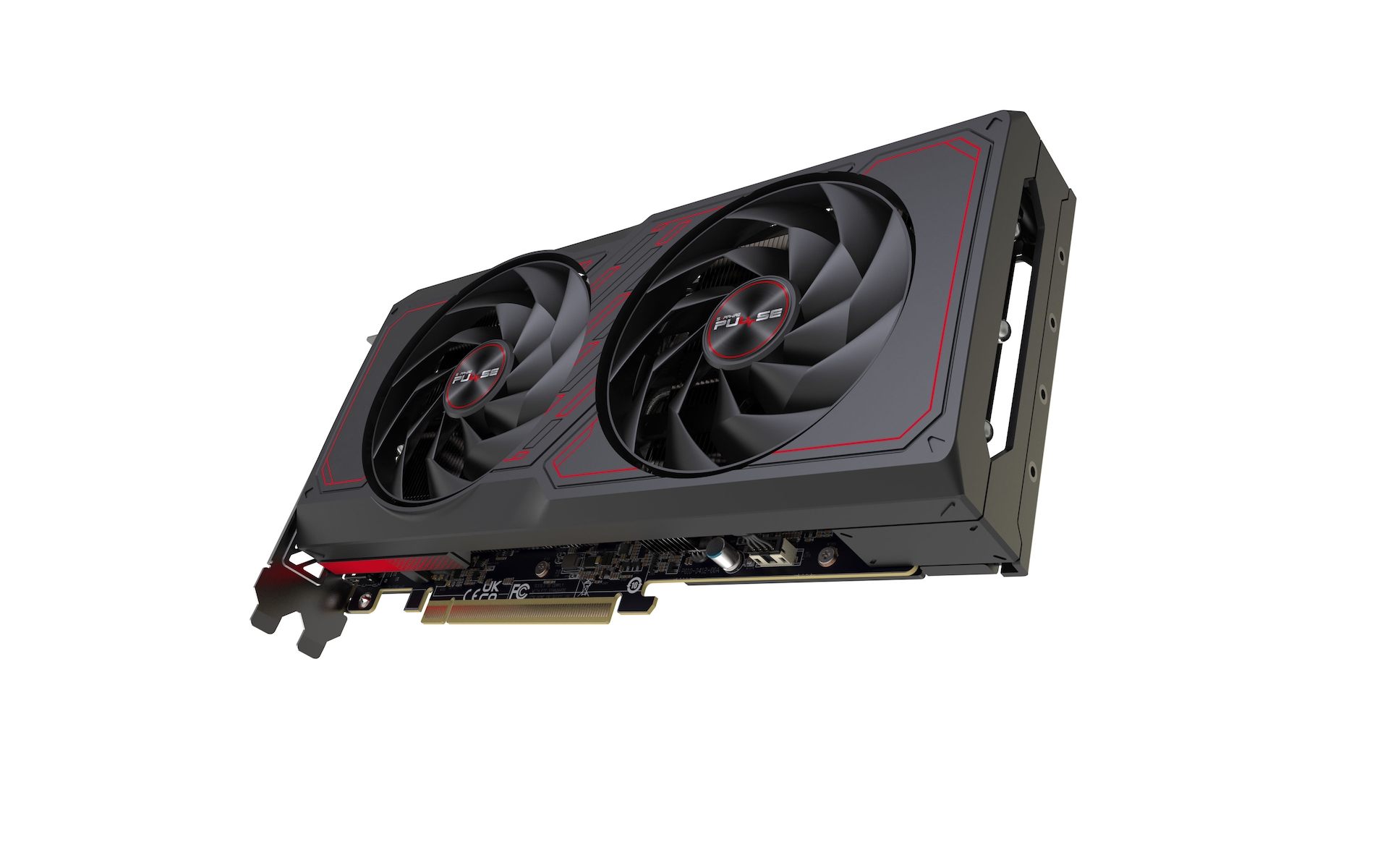 SAPPHIRE PULSE RADEON RX 7600 XT GAMING OC grafische kaart - 16 GB GDDR6, 2x HDMI, 2x DP