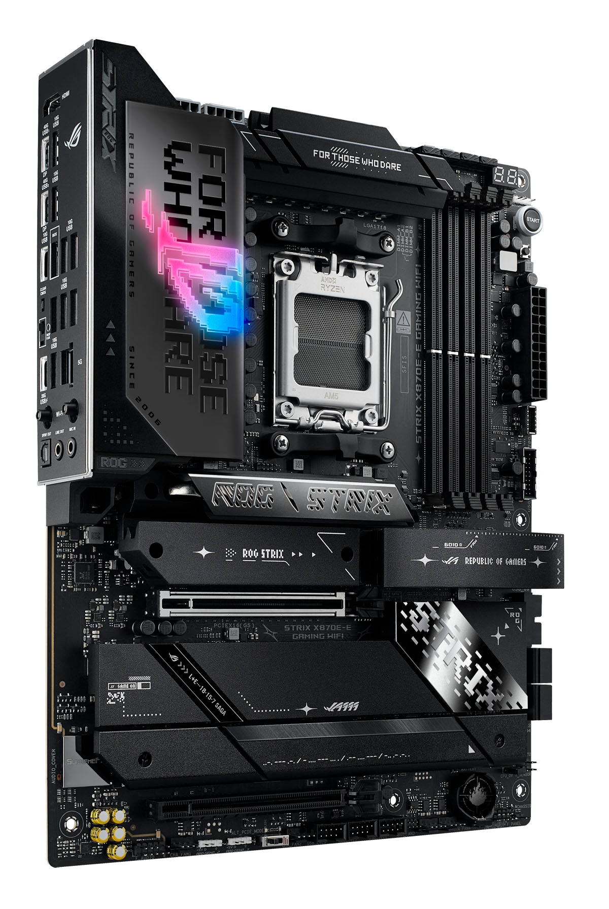ASUS ROG STRIX X870E-E GAMING WIFI moederbord Socket AM5