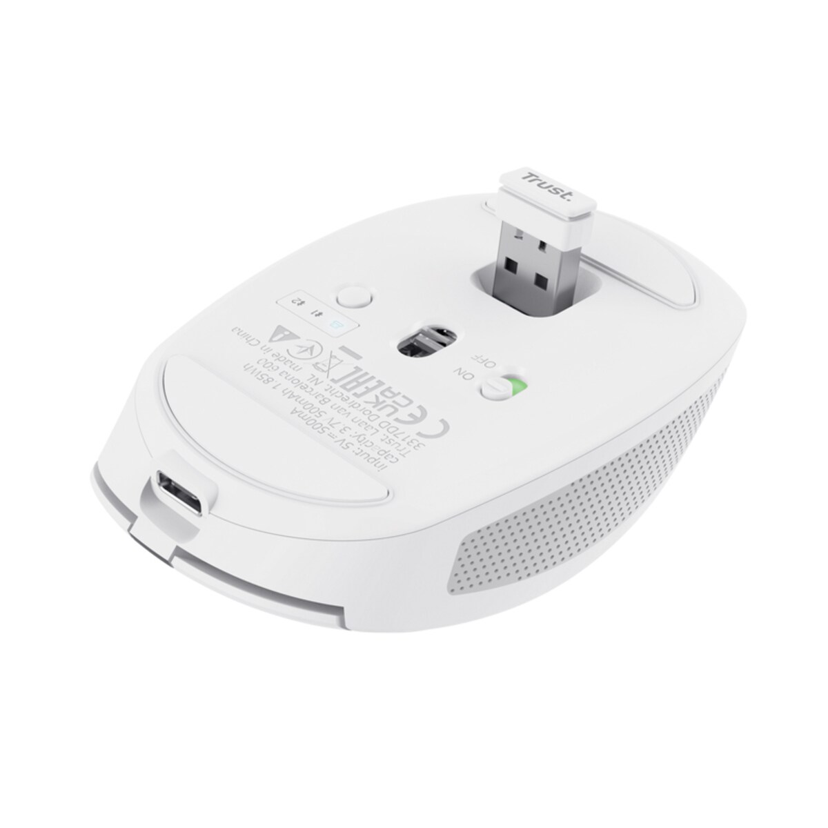 Trust Ozaa Compact Draadloze Muis Wit