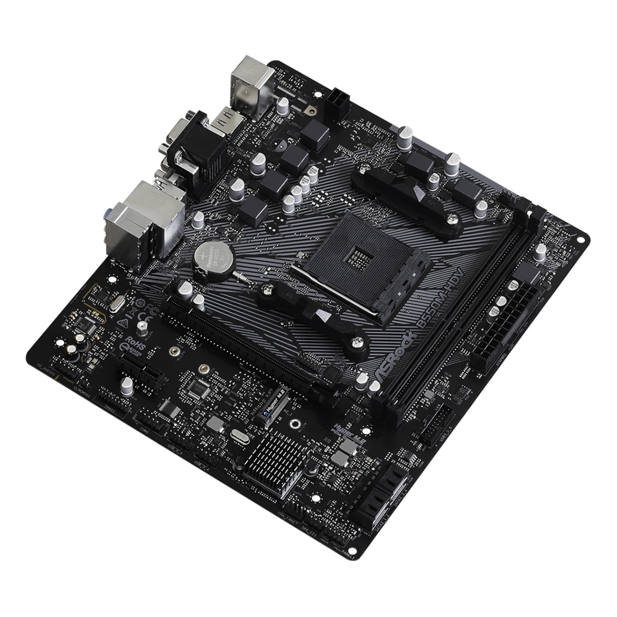 ASRock B550M-HDV moederbord Socket AM4