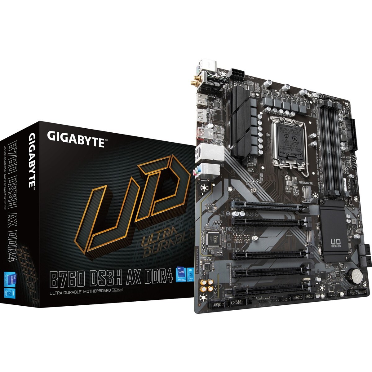 GIGABYTE B760 DS3H AX DDR4 moederbord