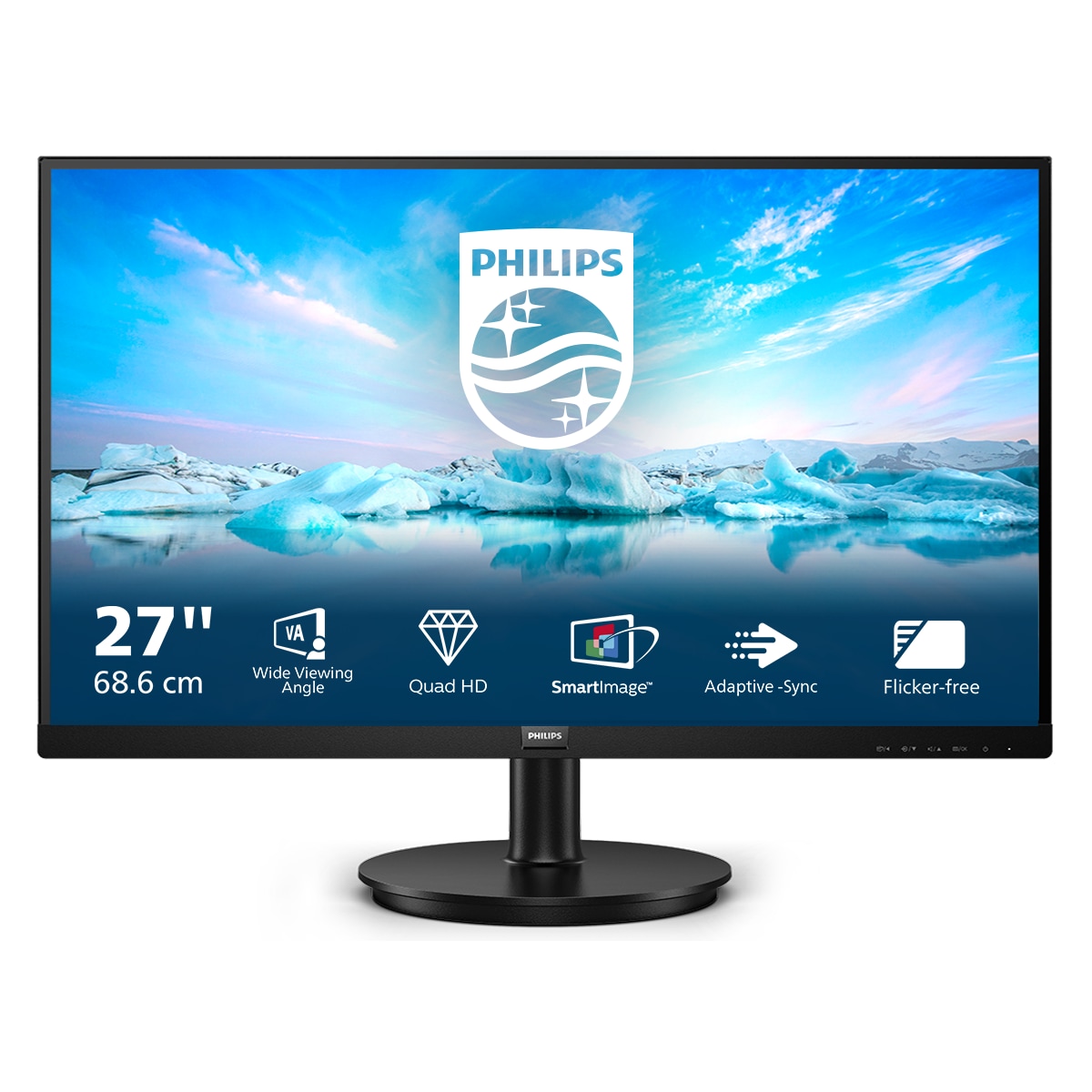 Philips 275V8LA kantoormonitor - 68,6cm (27") QHD, VA, 75Hz
