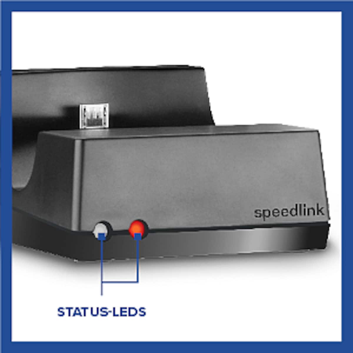 Speedlink JAZZ USB-oplader (PS4, zwart)