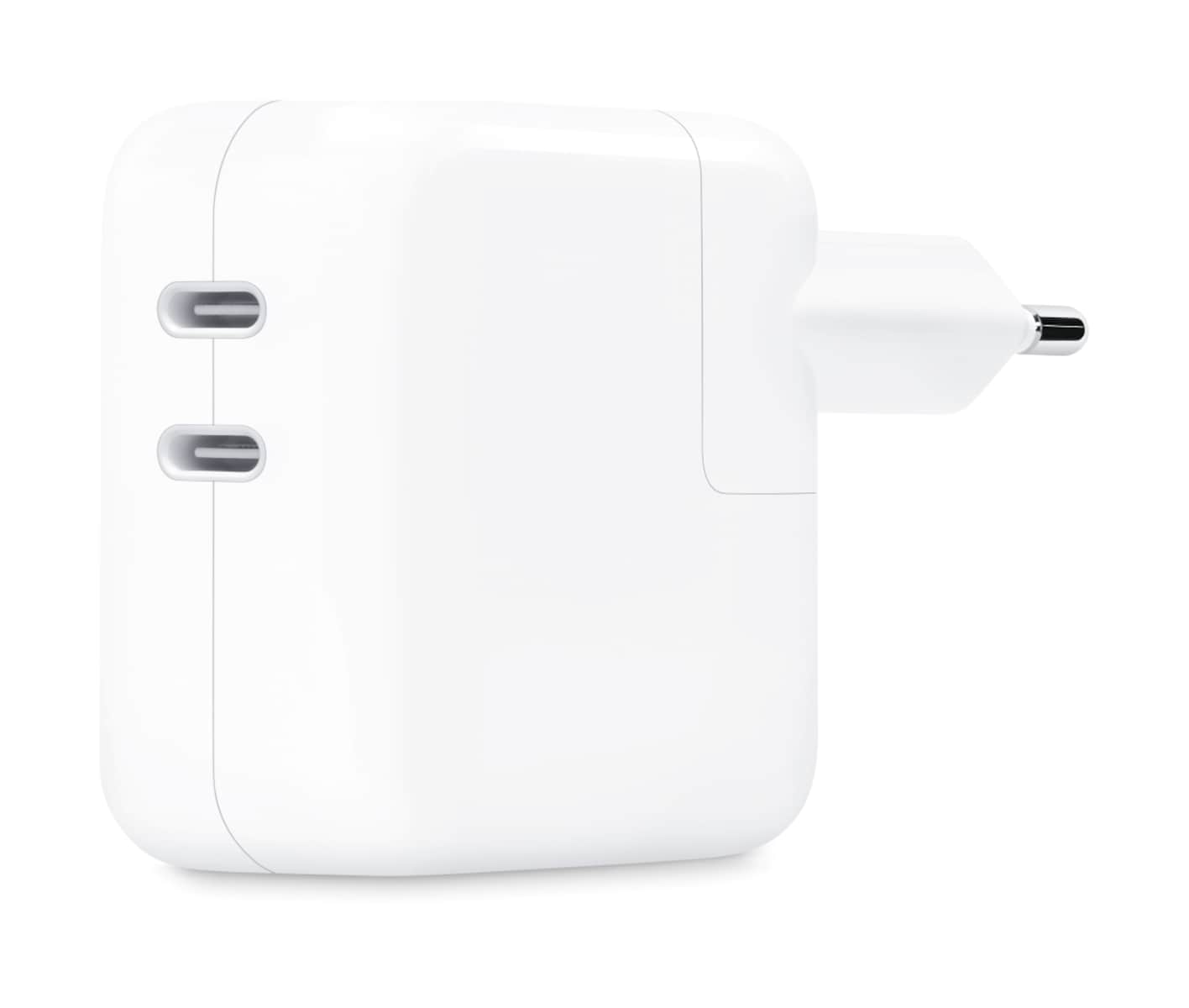 Apple USB-C voedingsadapter met dubbele poort 35 W (voedingsadapter) MW2K3ZM/A