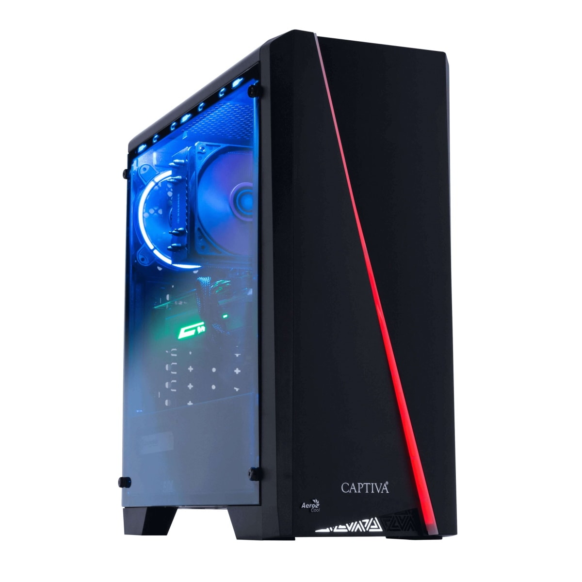 Captiva high-end gaming-pc R73-876 AMD Ryzen 5 5500, 32 GB RAM, 1 TB SSD, GeForce® RTX™ 4070 (12 GB GDDR6X), Windows 11 Home