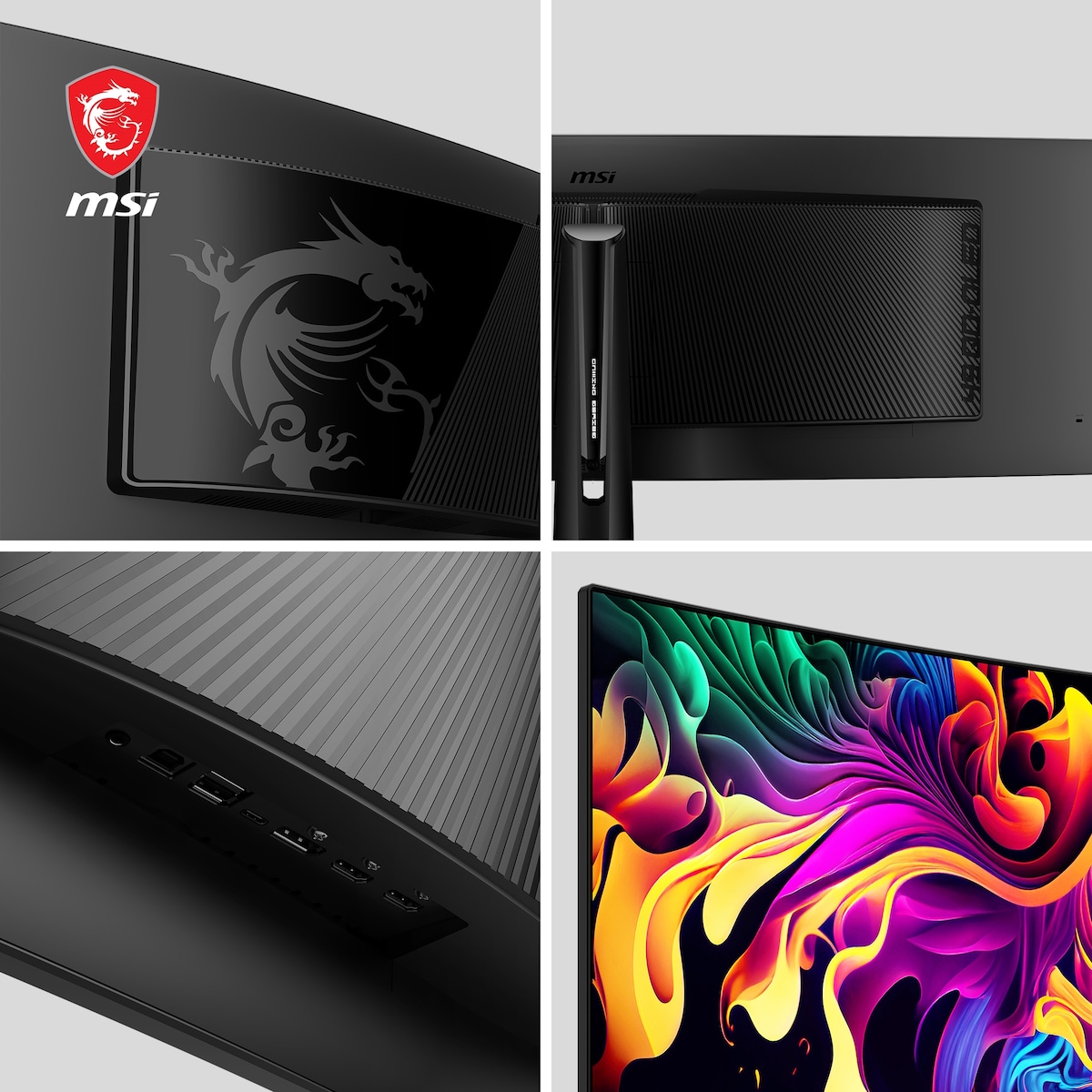 MSI MPG 491CQPDE QD-OLED Gaming-monitor - 144 Hz, 0,03 ms GTG MSI OLED Care 2.0, HDMI 2.1 met 48 Gbps bandbreedte, VRR en ALLM ondersteuning