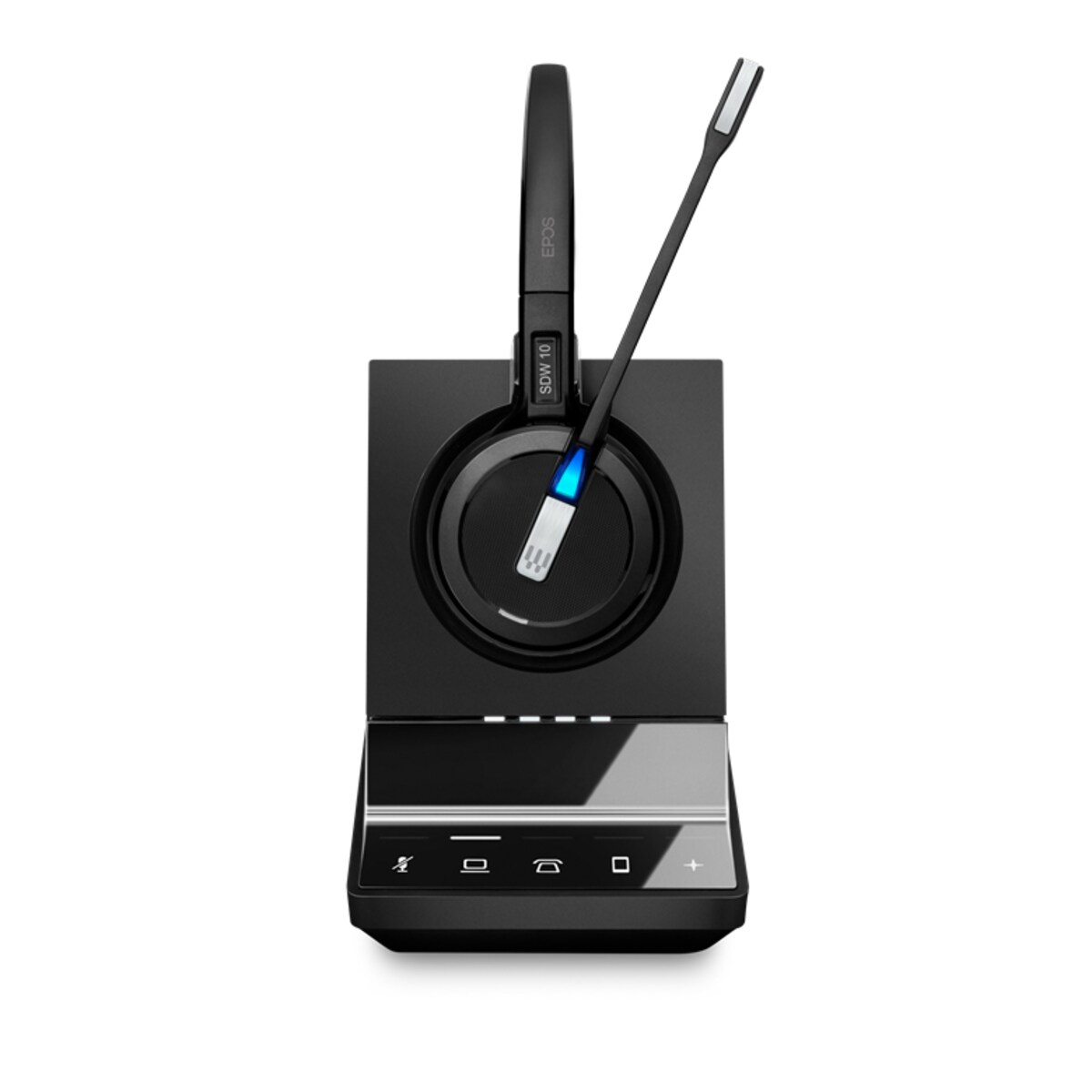 EPOS IMPACT SDW 5015, enkelzijdige draadloze DECT-headset Dubbele connectiviteit, ruisonderdrukkend systeem, geoptimaliseerd voor UC en met Skype for Business-certificering