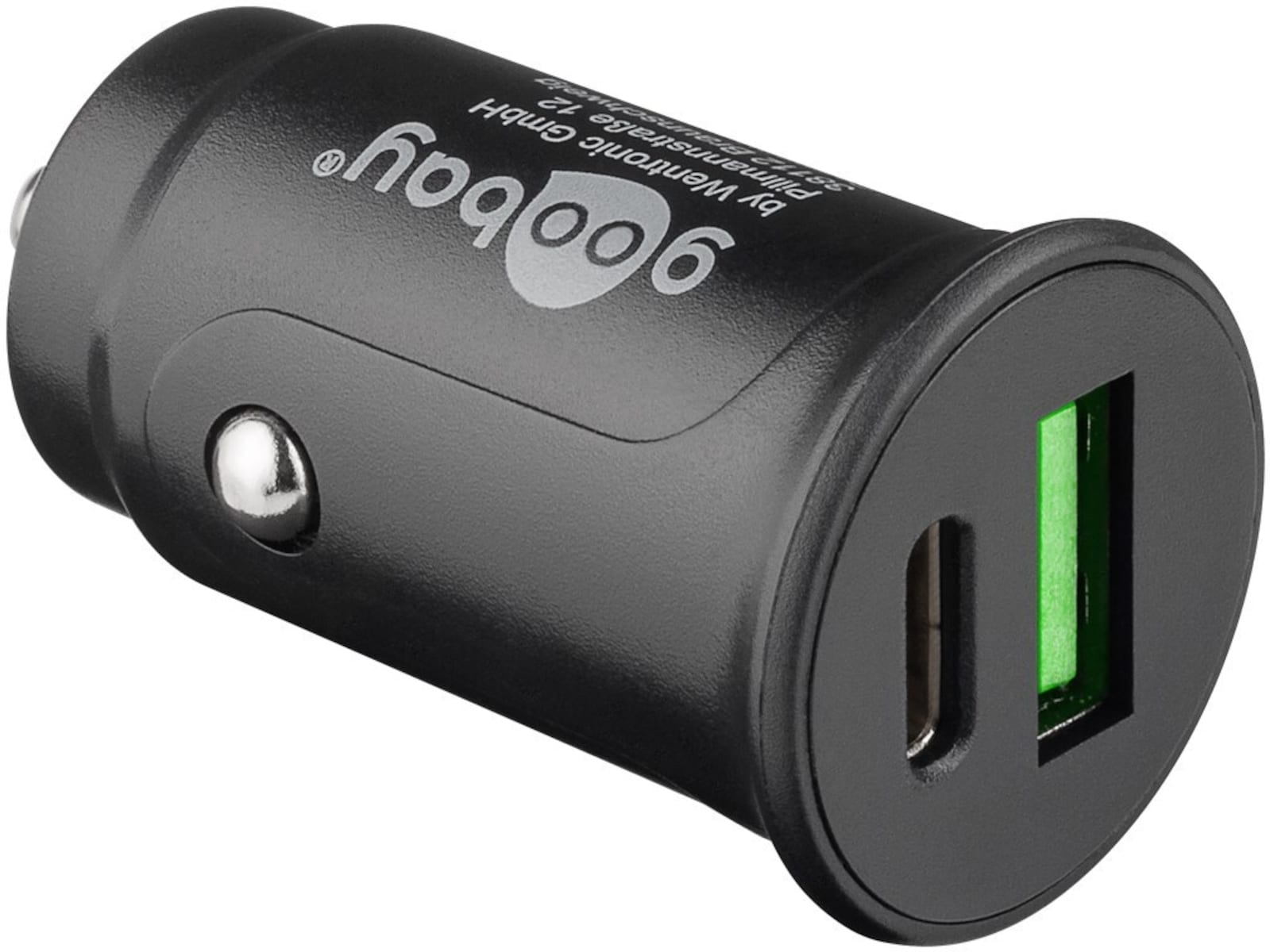 Goobay dubbele USB auto snellader USB-C™ PD (Power Delivery)