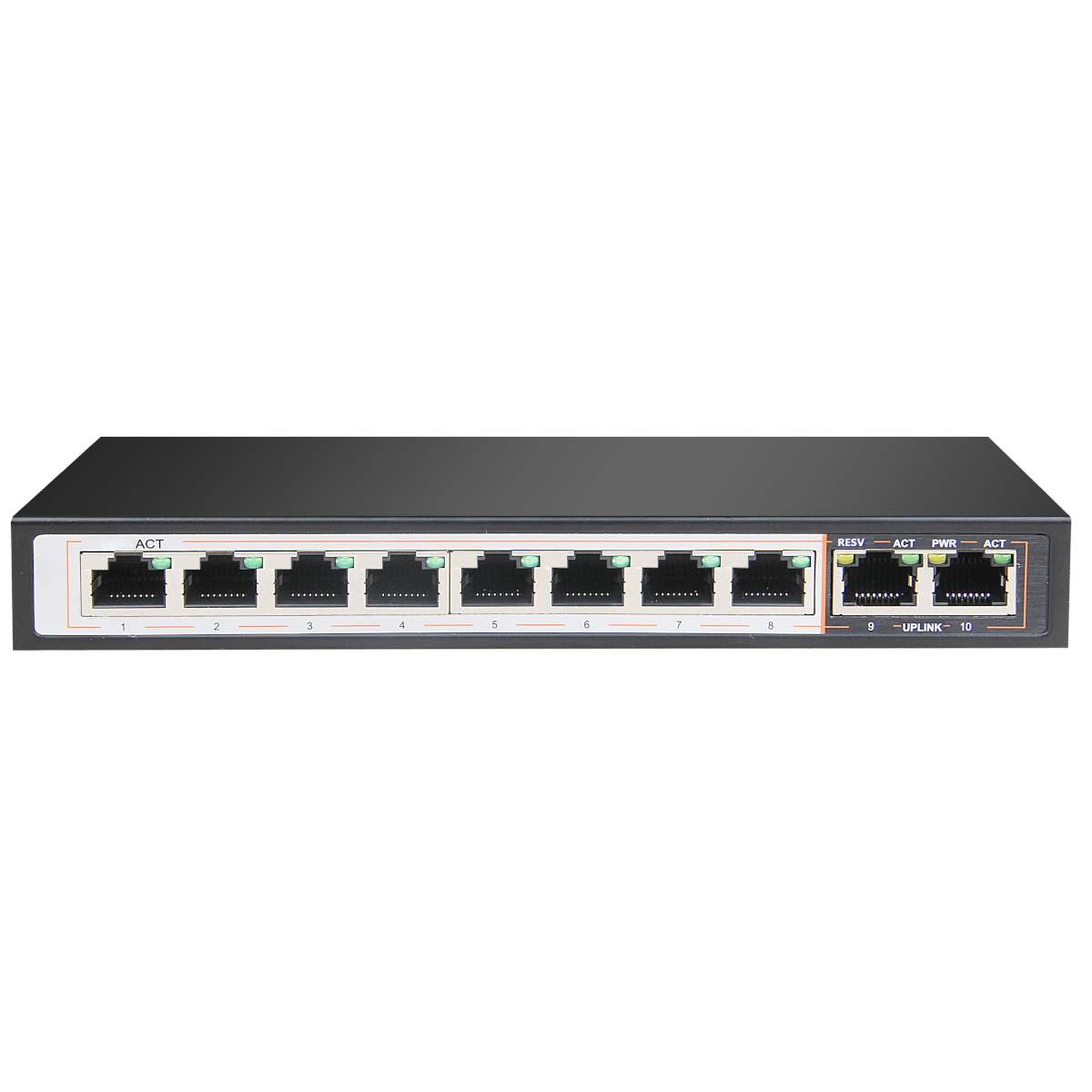Lupus Elektronica LUPUSNET 10-kanaals PoE schakelaar