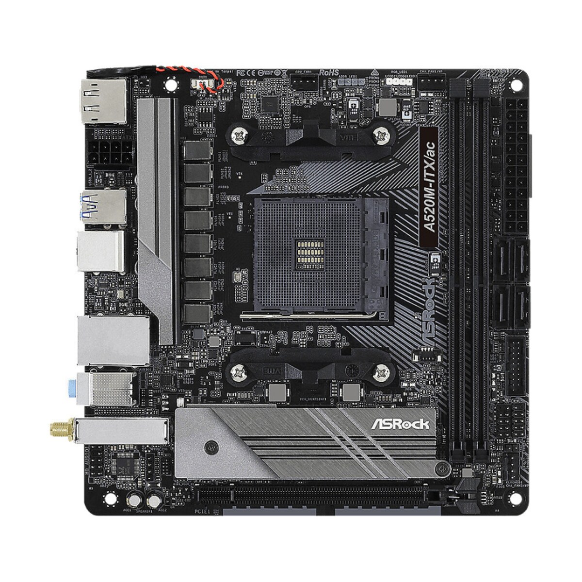 ASRock A520M-ITX/AC moederbord