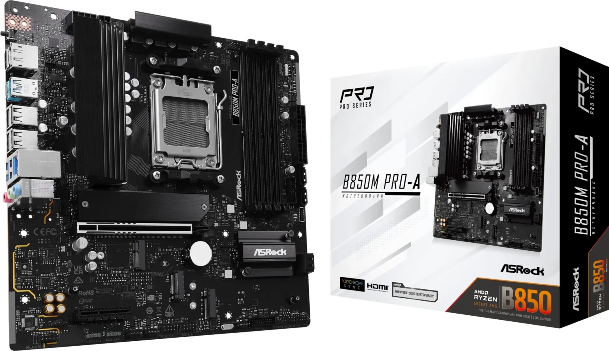 ASRock B850M Pro-A moederbord