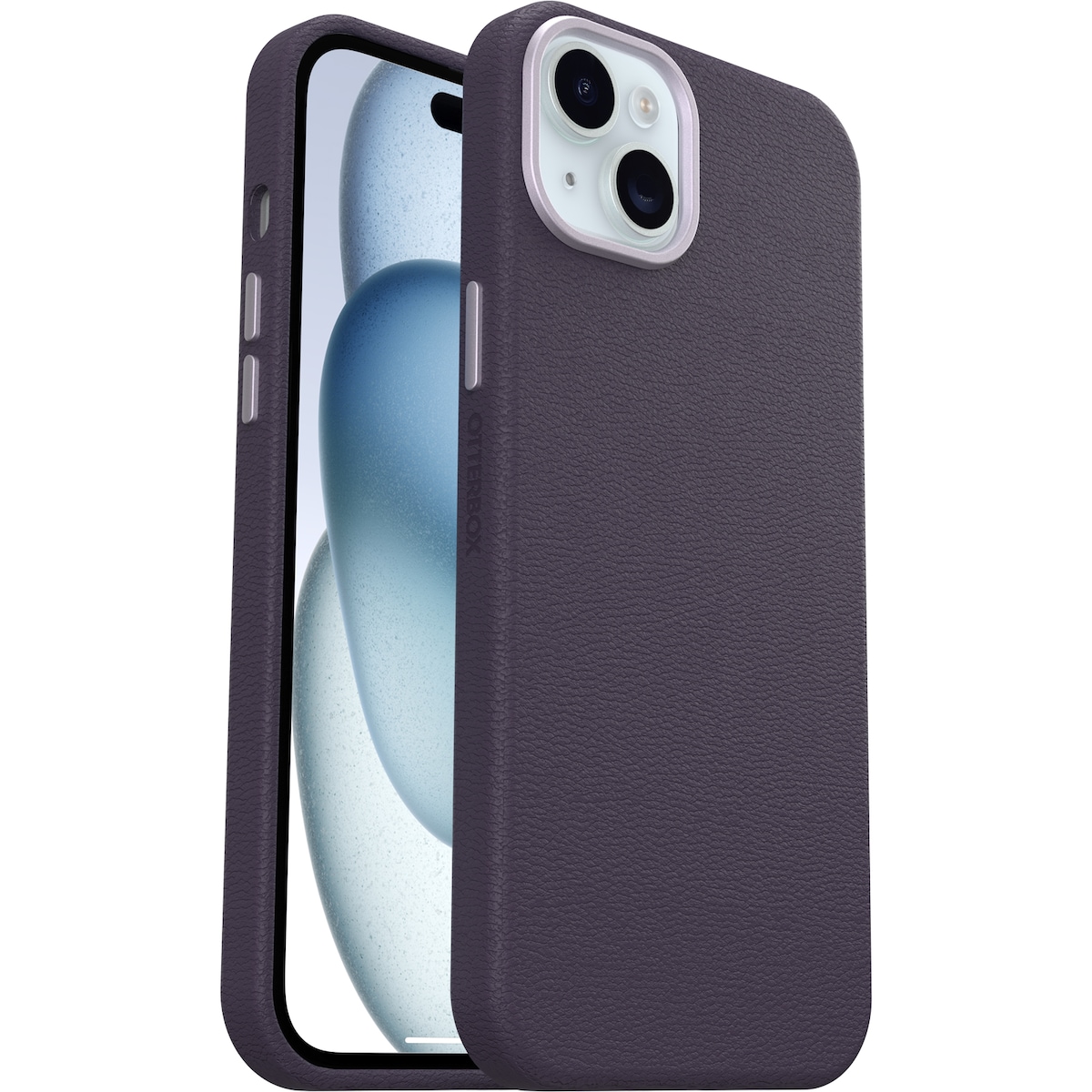 OtterBox Symmetrie Cactus Leren MagSafe Apple iPhone 15 Plus/iPhone 14 Plus - paars - slanke beschermhoes