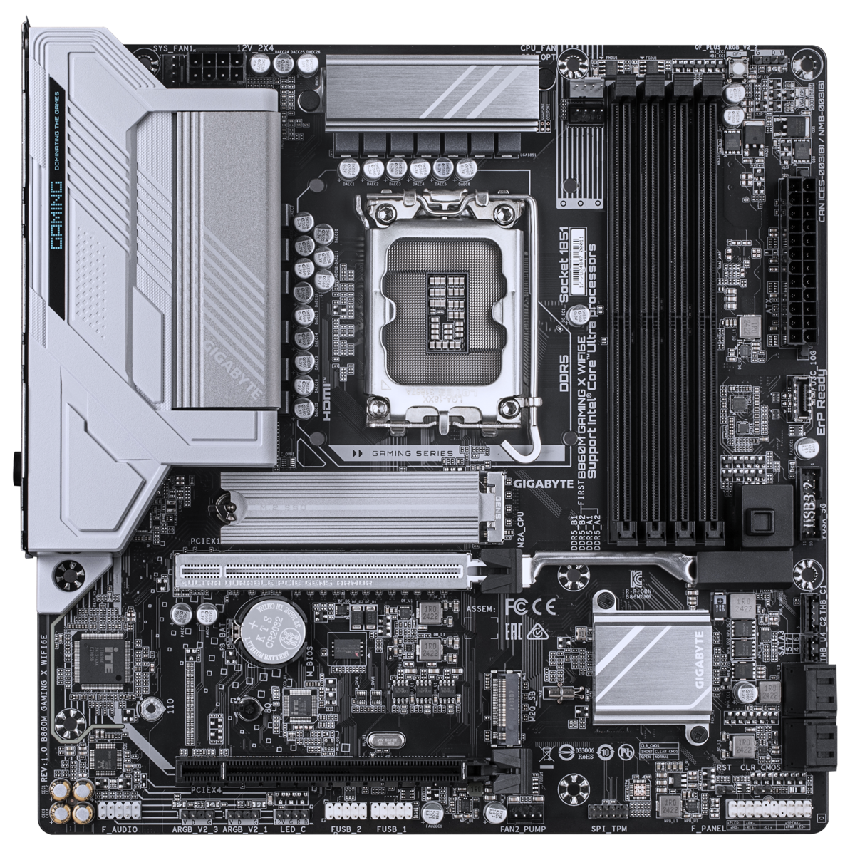 GIGABYTE B860M GAMING X WIFI6E Moederbord Socket AM5