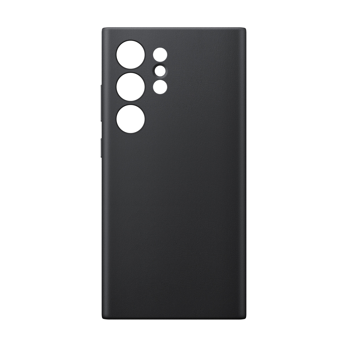Samsung by Hochuen Vegan Leren Etui S24 Ultra, Zwart