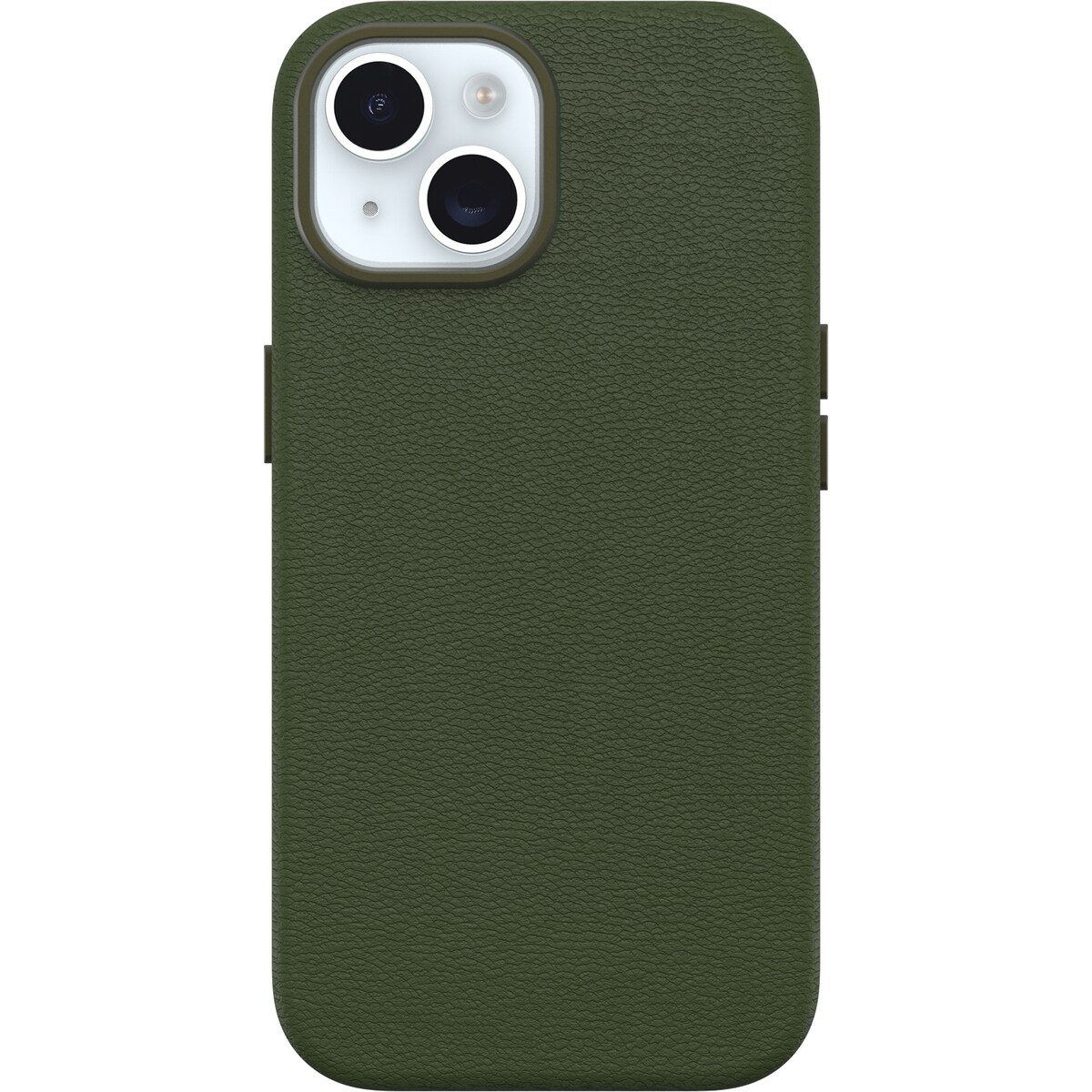 OtterBox Symmetry Cactus Leather MagSafe Apple iPhone 15/iPhone 14/iPhone 13 - groen - slank beschermhoesje.