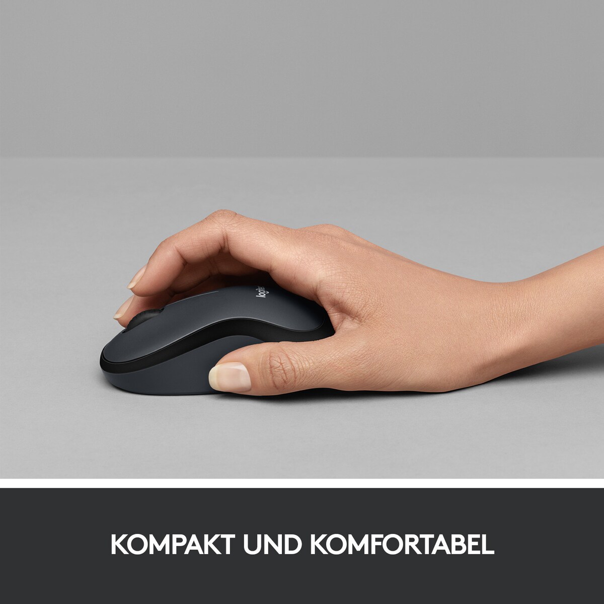 Logitech M220 Silent muis, zwart