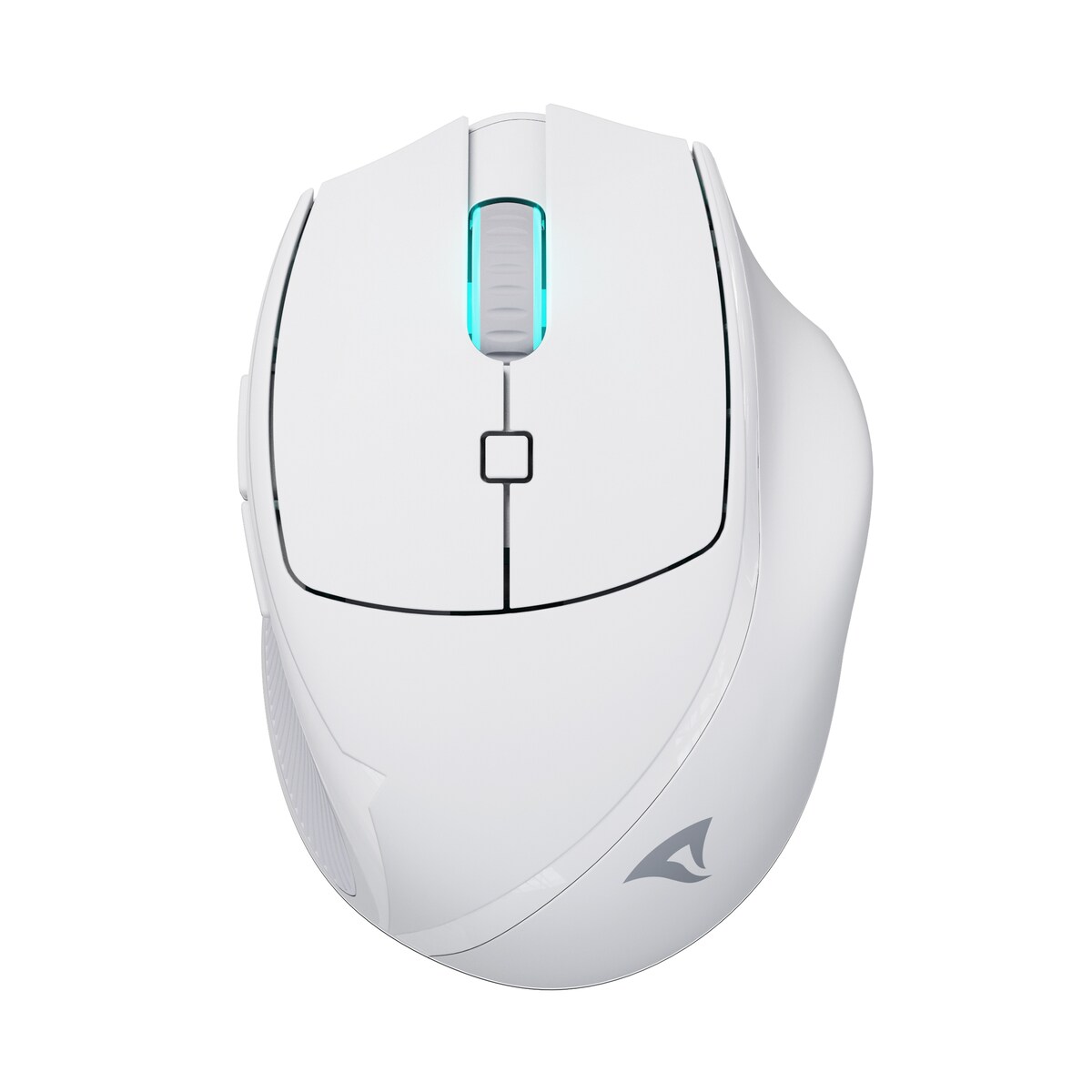 Sharkoon OfficePal M25W Muis Wit - draadloze muis met max. 4000 dpi, slechts 69 gram gewicht en PixArt PAW3104 sensor