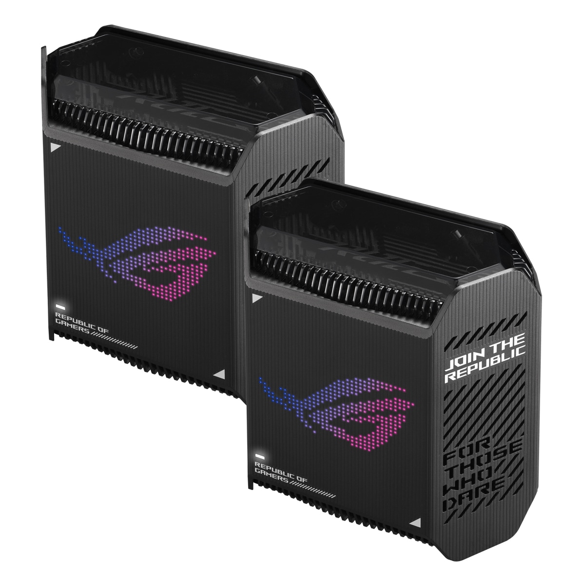 ASUS ROG Rapture GT6 WiFi 6 Mesh Systeem Zwart 1x Router + 1x Satelliet, AX10000 Tri-Band, 3x Gigabit LAN (per eenheid)