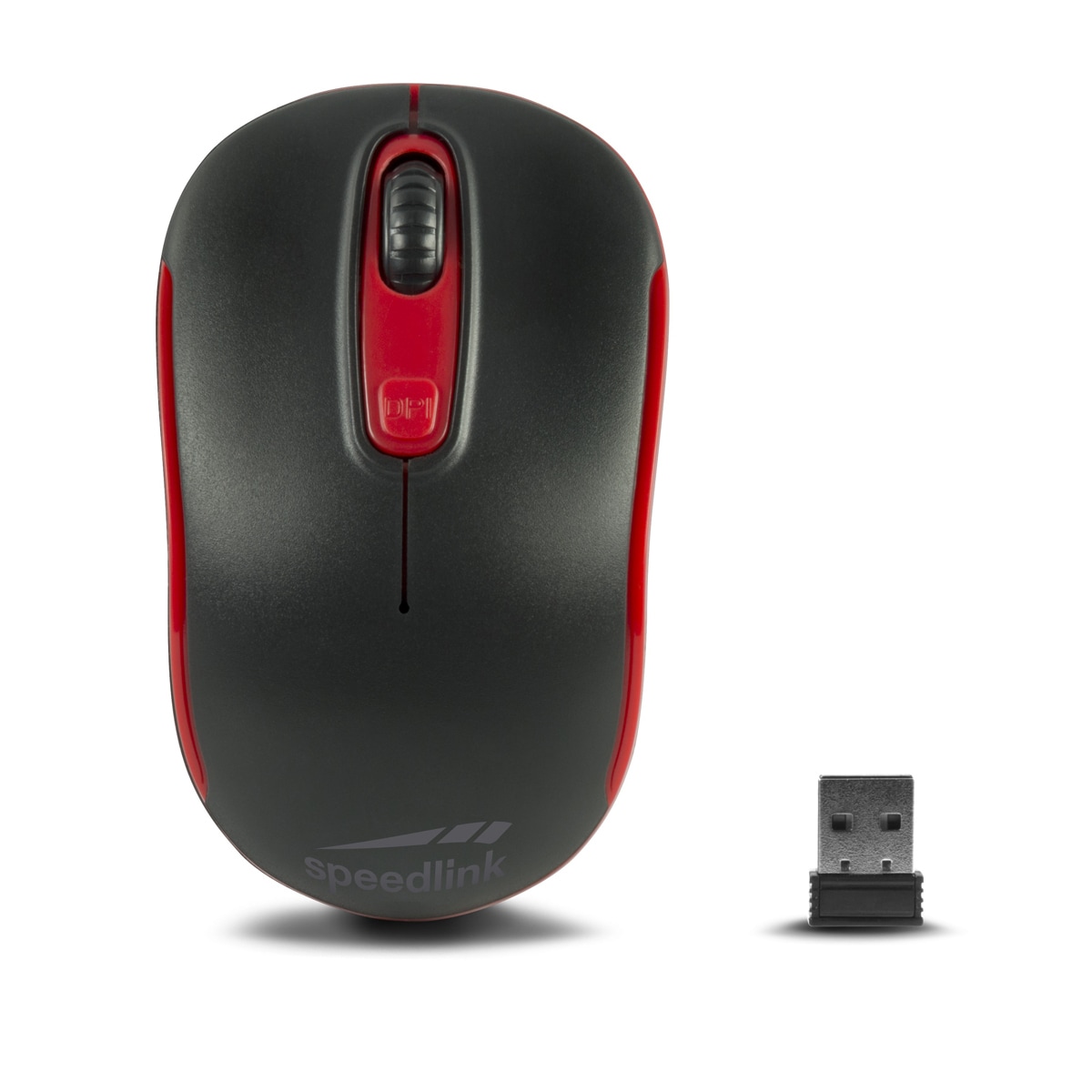 Speedlink CEPTICA draadloze muis, 3 knoppen, USB-A ontvanger, 1600 dpi resolutie, 2,4 GHz draadloze technologie, 10 m bereik