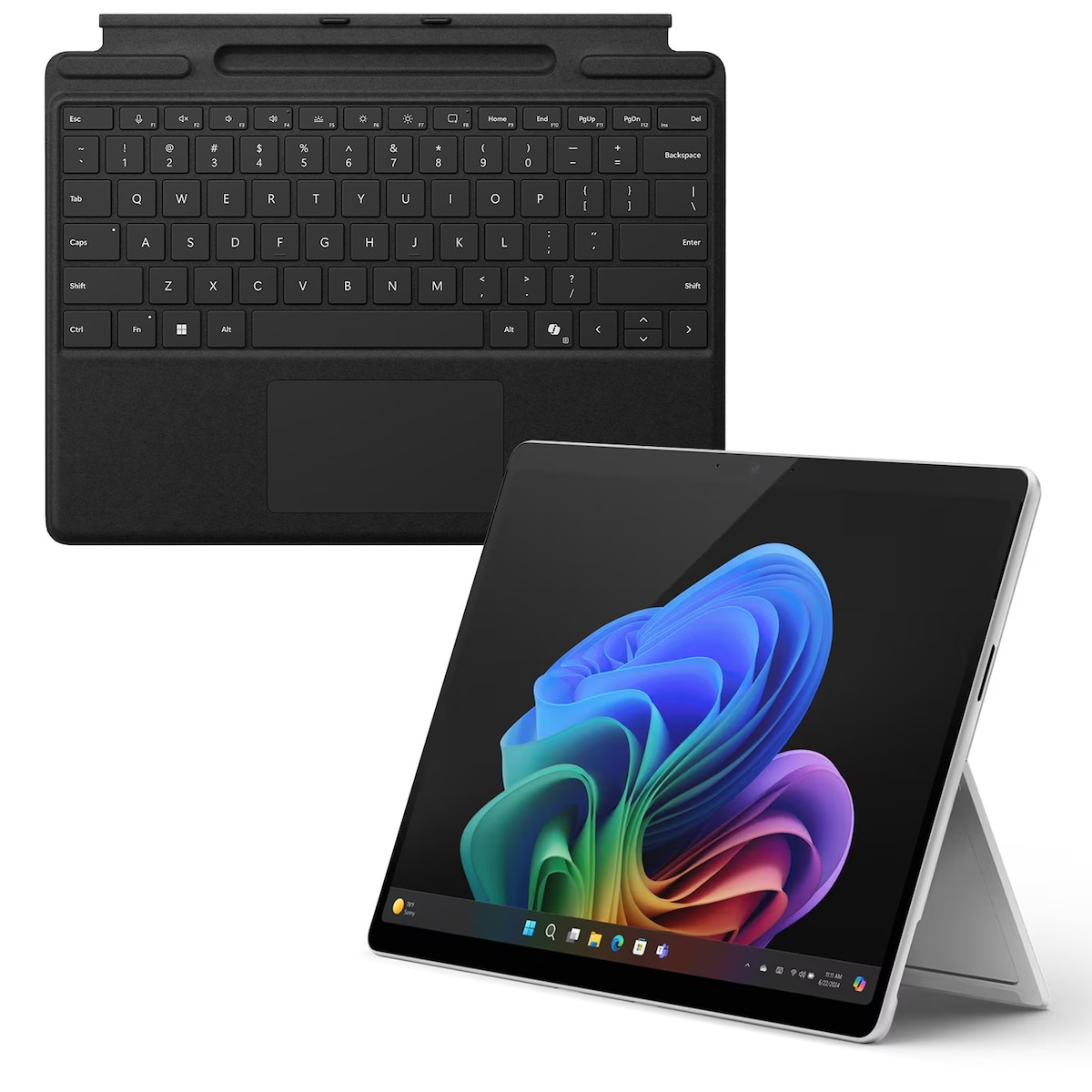 Microsoft Surface Pro OLED Copilot+ PC - 16GB - 1TB - X Elite 13" OLED aanraakscherm - Snapdragon® X Elite - 16GB - 1TB - platina