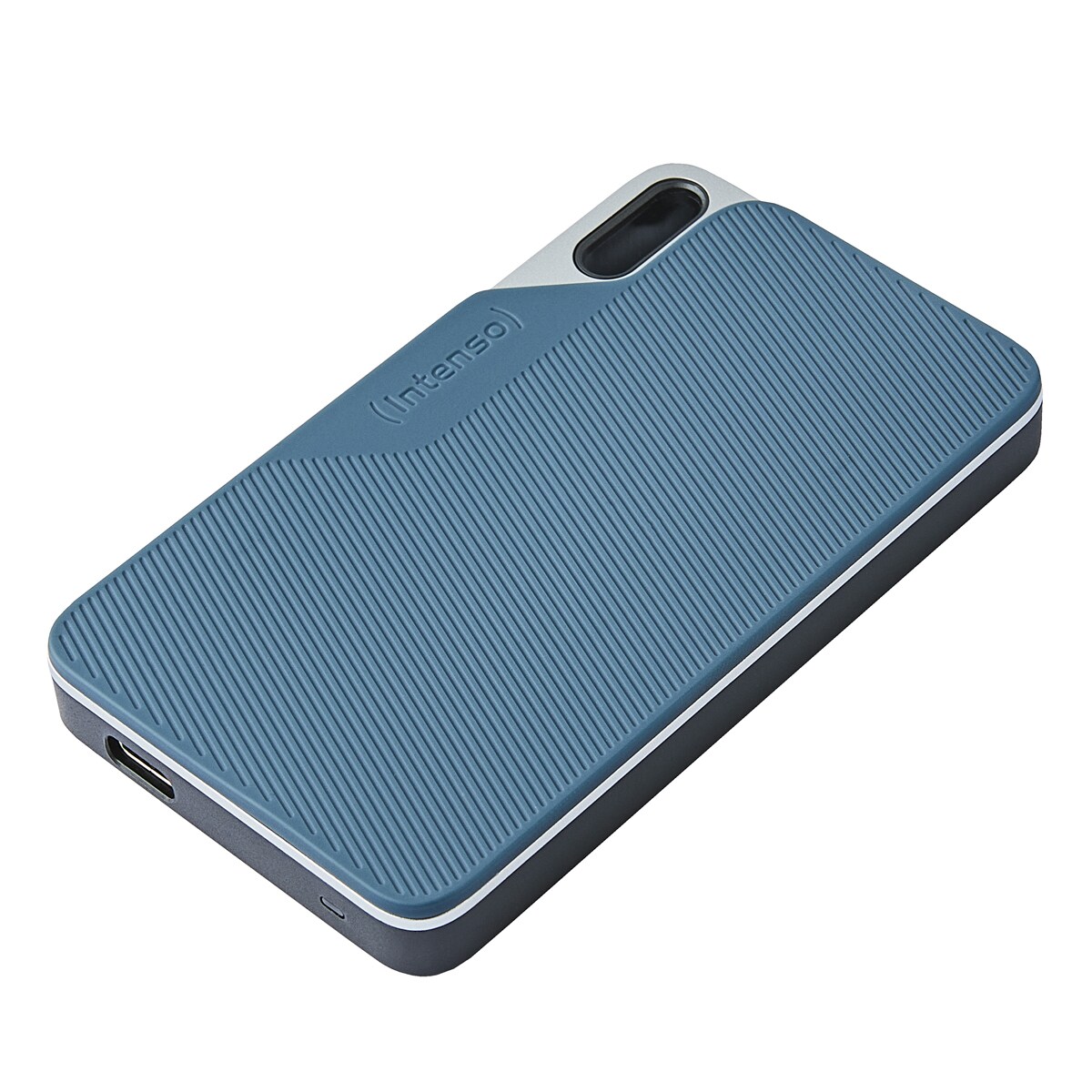 Intenso TX100 SSD 1TB grijs-blauw Externe solid-state drive, USB 3.2 Gen 1x1