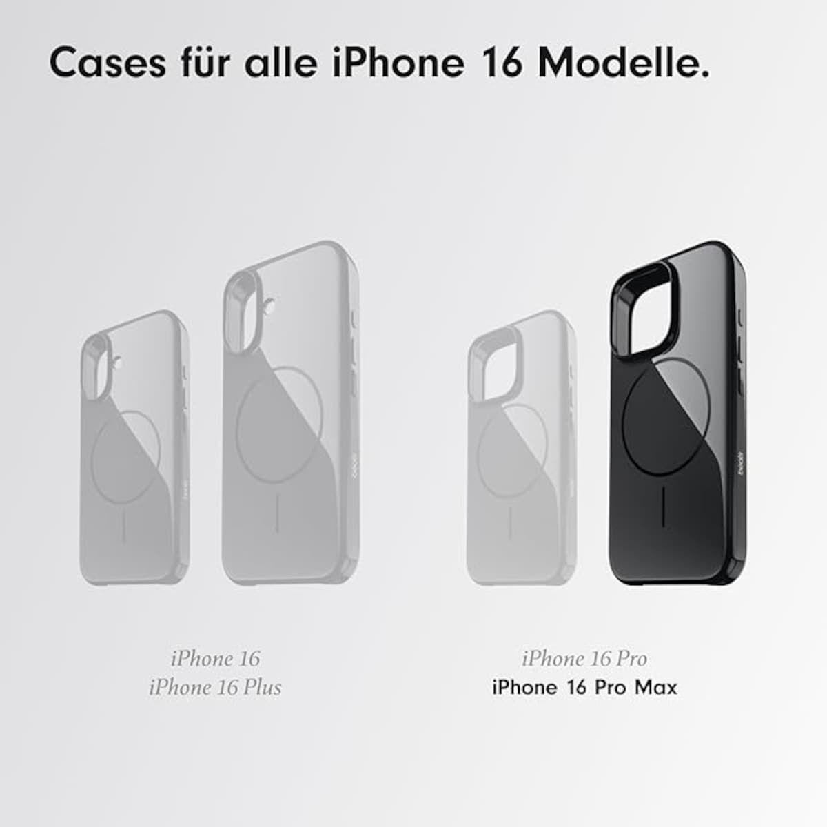 Apple Beats hoesje iPhone 16 Pro met MagSafe (middernacht zwart)