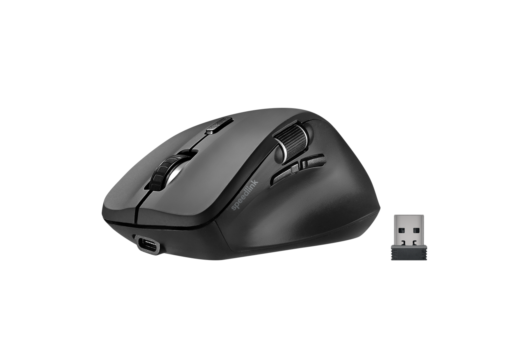 Speedlink LIBERA oplaadbare muis (Draadloos, Bluetooth, Stil, rubber-zwart)