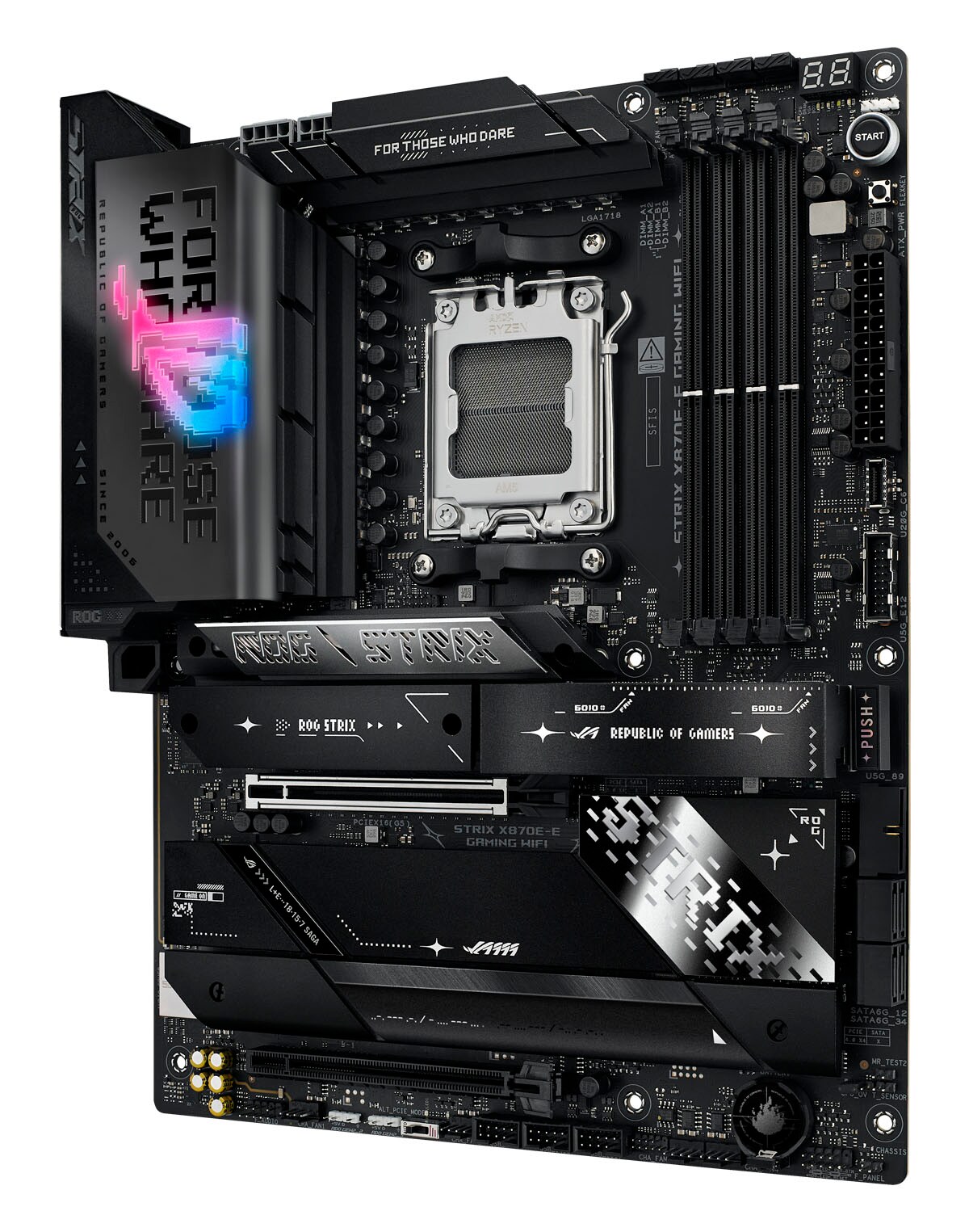 ASUS ROG STRIX X870E-E GAMING WIFI moederbord Socket AM5