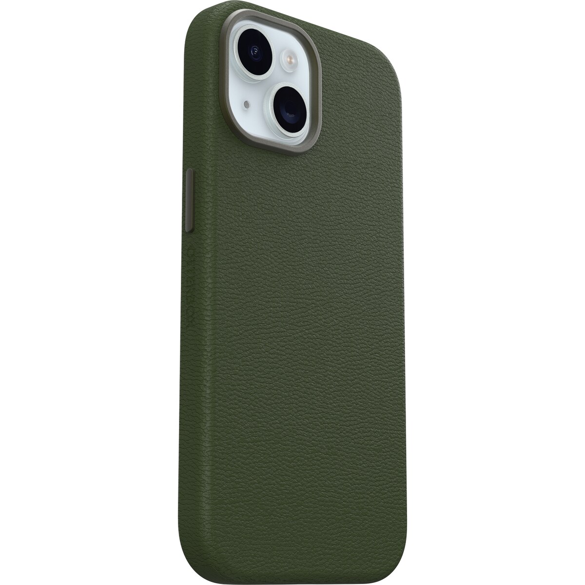 OtterBox Symmetry Cactus Leather MagSafe Apple iPhone 15/iPhone 14/iPhone 13 - groen - slank beschermhoesje.