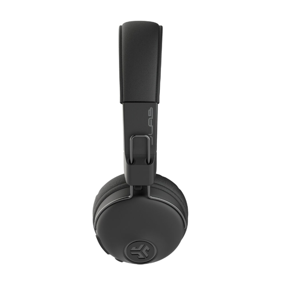 JLab Studio Draadloos Zwart - Bluetooth-hoofdtelefoon voor op het oor (batterij gaat 30 uur mee, ingebouwde microfoon, afstandsbediening)