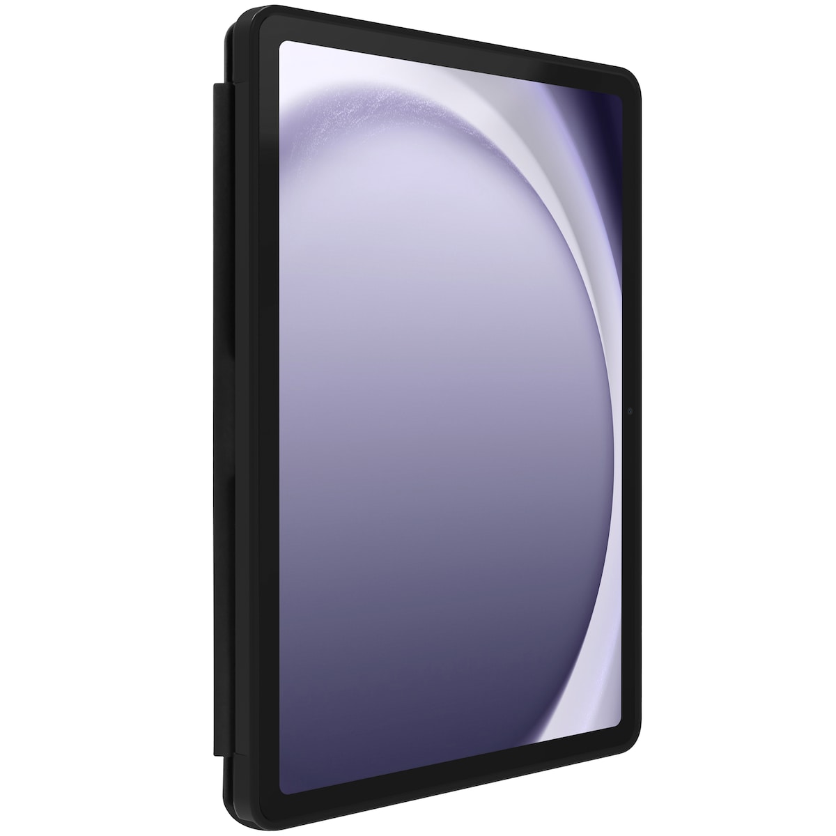 OtterBox React Folio beschermhoes voor Samsung Galaxy Tab A9+ geïntegreerde standaard, slank profiel, transparante achterkant